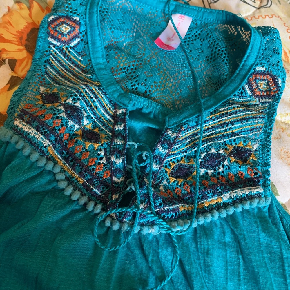 Blue tank top